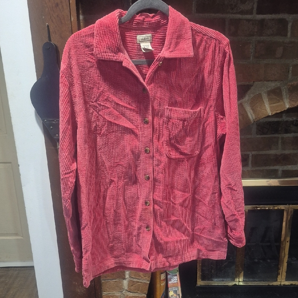 L.L. Bean Red Corduroy Blazer